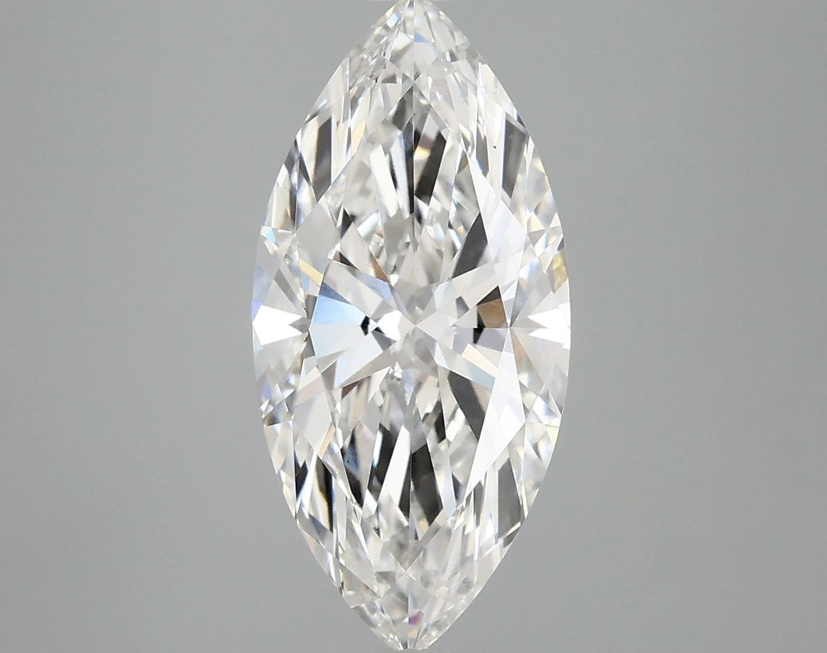 Lab-Grown Marquise Diamond - 2.98 Carats, E Color, VS2 Clarity - Certified by IGI - Report Number: LG706508009
