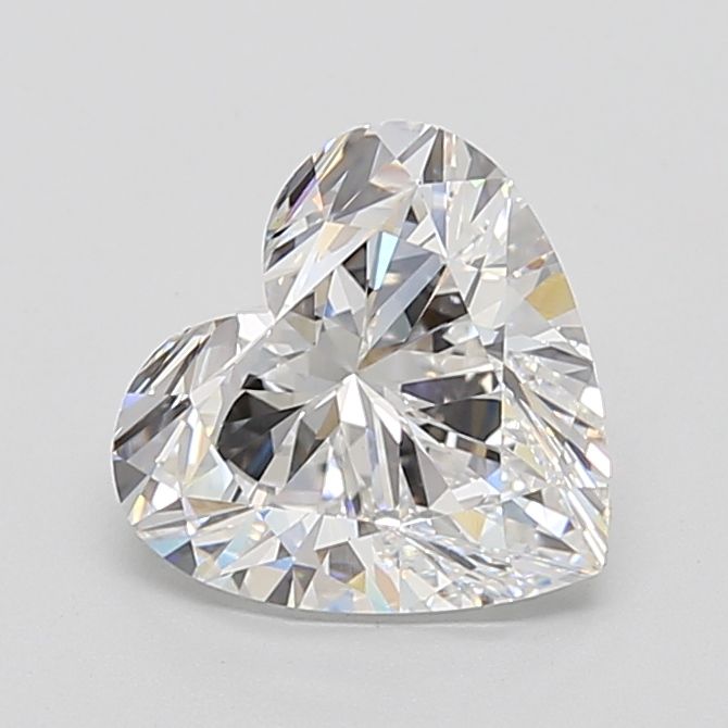 Lab-Grown Heart Diamond - 4.03 Carats, D Color, VVS2 Clarity - Certified by IGI - Report Number: LG694598670