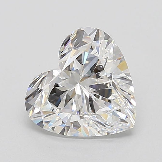 Lab-Grown Heart Diamond - 4.03 Carats, D Color, VVS2 Clarity - Certified by IGI - Report Number: LG694598670
