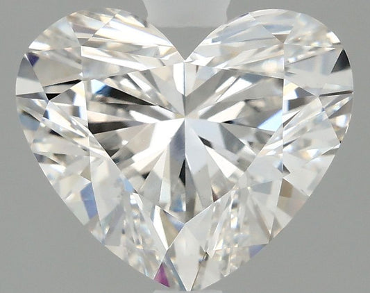 Lab-Grown Heart Diamond - 1.96 Carats, E Color, VS1 Clarity - Certified by IGI - Report Number: LG685502882