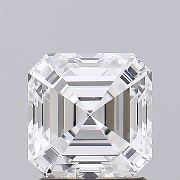 Lab-Grown Asscher Diamond - 1.56 Carats, D Color, VS1 Clarity - Certified by GIA - Report Number: 2496504912