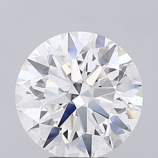 Lab-Grown Round Diamond - 6.02 Carats, F Color, VS2 Clarity - Certified by IGI - Report Number: LG679511977