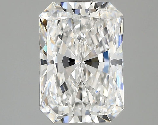 Lab-Grown Radiant Diamond - 2.55 Carats, E Color, VVS2 Clarity - Certified by IGI - Report Number: LG715575243