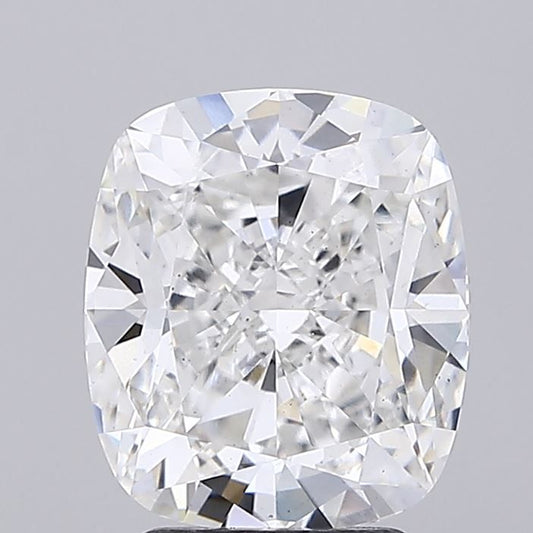 Lab-Grown Cushion Diamond - 3.53 Carats, F Color, VS2 Clarity - Certified by IGI - Report Number: LG680533368