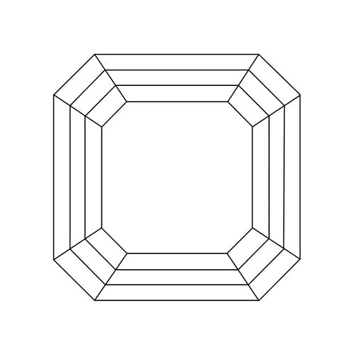 Lab-Grown Asscher Diamond - 1.05 Carats, E Color, VVS2 Clarity - Sustainable Luxury and Dazzling Brilliance-IGI·Certified