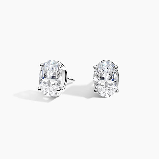 Boucles d'oreilles sur mesure en argent 925 avec diamants naturels (LDJ 1023)