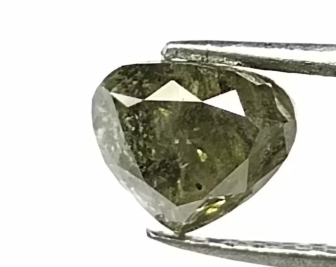Heart 0.6ct Salt And Pepper I3 - Cut • NONE • AF97B34BE1