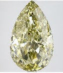 Lab-Grown Pear Diamond - 4.52 Carats, Fancy Gray Yellow Color, VS1 Clarity - Certified by IGI - Report Number: LG641482108
