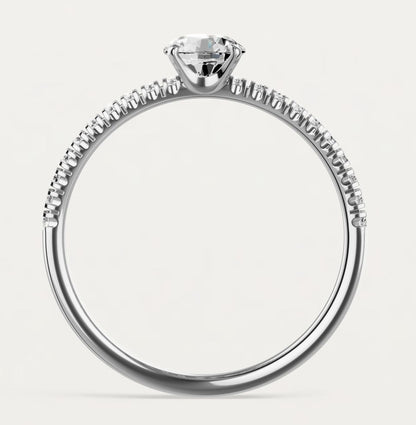 Lab Grown Mini Star 14K White Gold US 7.5 (1.61 CTW)