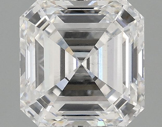 Lab-Grown Asscher Diamond - 2.08 Carats, E Color, VS2 Clarity - Certified by IGI - Report Number: LG687572636
