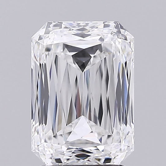 Lab-Grown Radiant Diamond - 2.59 Carats, E Color, VVS2 Clarity - Certified by IGI - Report Number: LG652431496