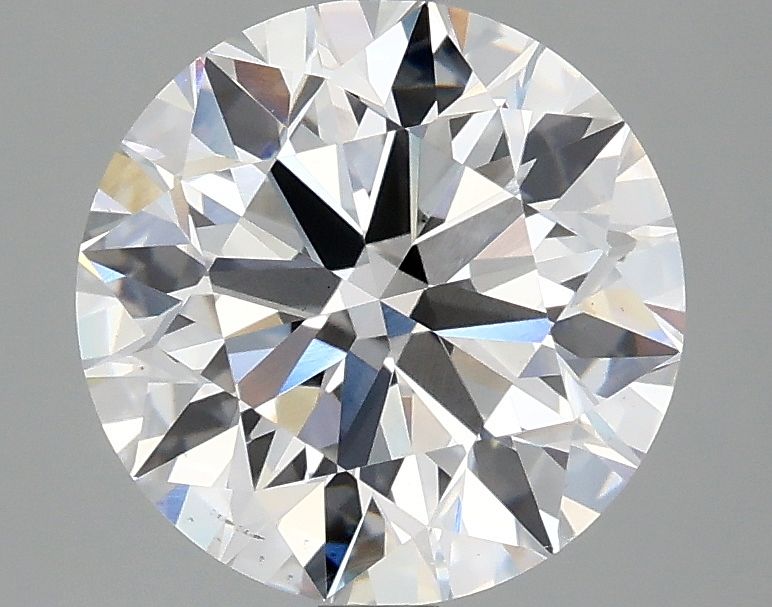 Lab-Grown Round Diamond - 2.95 Carats, D Color, VS2 Clarity - Certified by IGI - Report Number: LG707525352