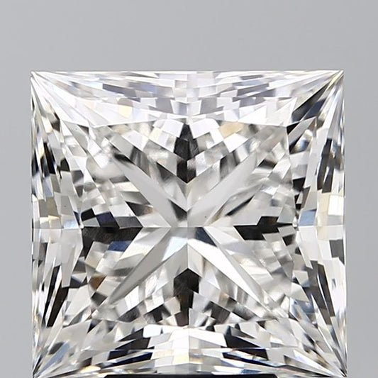 Lab-Grown Princess Diamond - 7.72 Carats, F Color, VS1 Clarity - Certified by IGI - Report Number: 582377980
