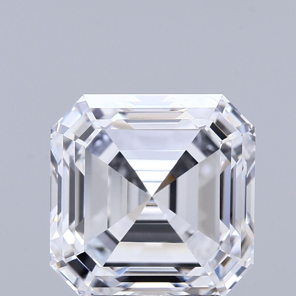 Lab-Grown Asscher Diamond - 4.04 Carats, D Color, VVS2 Clarity - Certified by IGI - Report Number: LG708588392
