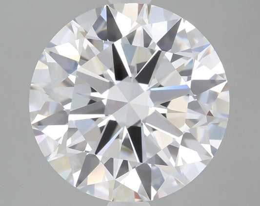 Lab-Grown Round Diamond - 4.02 Carats, E Color, VVS2 Clarity - Certified by IGI - Report Number: LG707526237