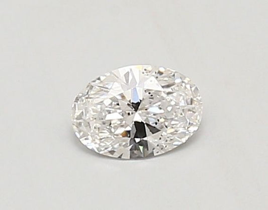 Lab-Grown Oval Diamond - 0.35 Carats, D Color, SI1 Clarity - Certified by IGI - Report Number: LG623458662