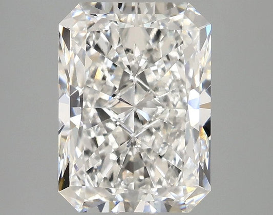 Lab-Grown Radiant Diamond - 2.97 Carats, F Color, VVS2 Clarity - Certified by IGI - Report Number: LG656484362