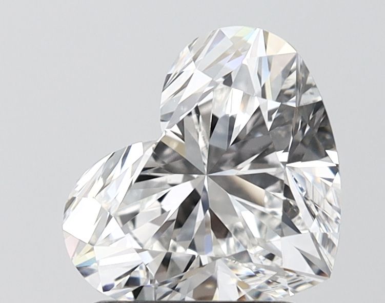 Lab-Grown Heart Diamond - 2.0 Carats, F Color, VS1 Clarity - Certified by IGI - Report Number: LG681596309