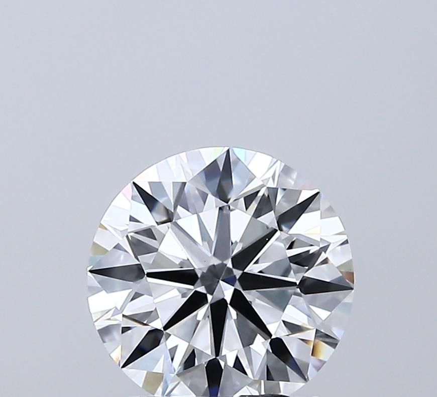 Lab-Grown Round Diamond - 2.01 Carats, E Color, VVS2 Clarity - Certified by IGI - Report Number: LG694577389