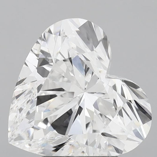 Lab-Grown Heart Diamond - 3.5 Carats, D Color, VS1 Clarity - Certified by IGI - Report Number: LG702572335