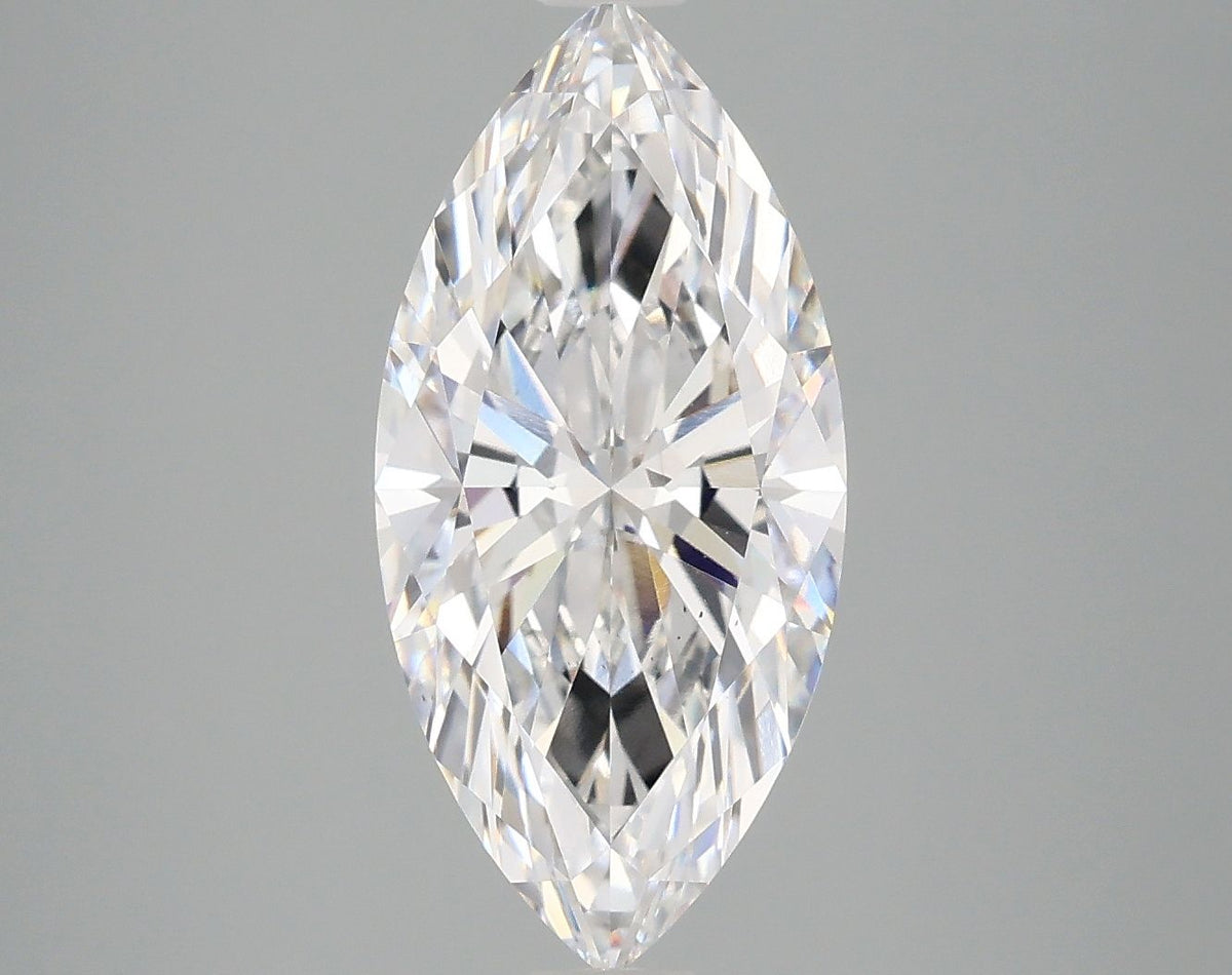 Lab-Grown Marquise Diamond - 2.98 Carats, E Color, VS2 Clarity - Certified by IGI - Report Number: LG681501417