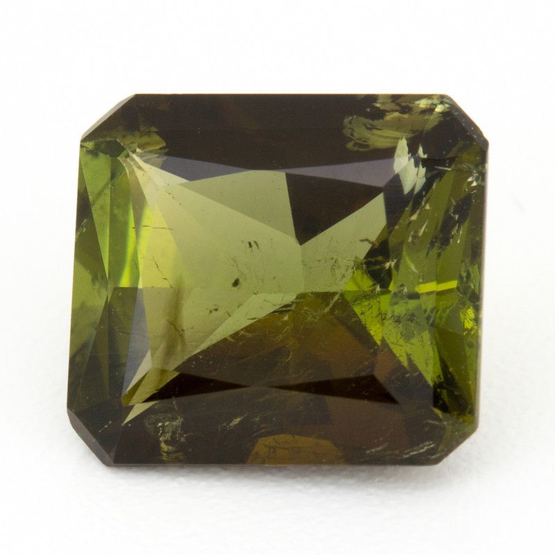 2.9ct Brownish Green Green Octagonal Tourmaline