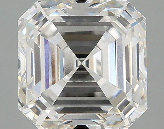 Lab-Grown Asscher Diamond - 3.0 Carats, F Color, VS1 Clarity - Certified by IGI - Report Number: LG683518125