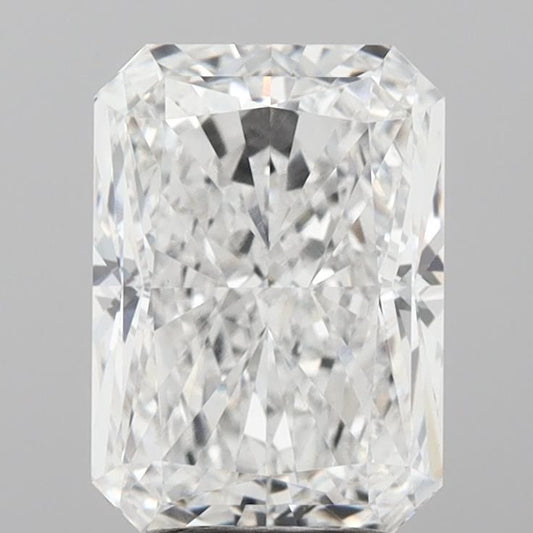 Lab-Grown Radiant Diamond - 3.54 Carats, D Color, VS1 Clarity - Certified by IGI - Report Number: LG689526800