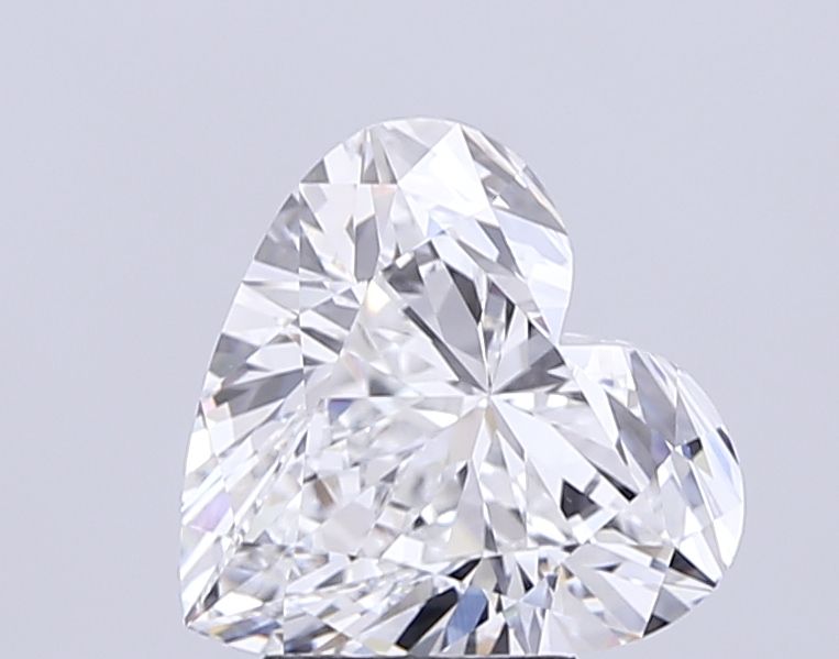 Lab-Grown Heart Diamond - 4.1 Carats, D Color, VVS2 Clarity - Certified by IGI - Report Number: LG709538953