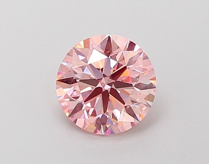 Lab-Grown Round Diamond - 0.92 Carats, Fancy Intense Pink Color, VS2 Clarity - Certified by IGI - Report Number: LG662478632