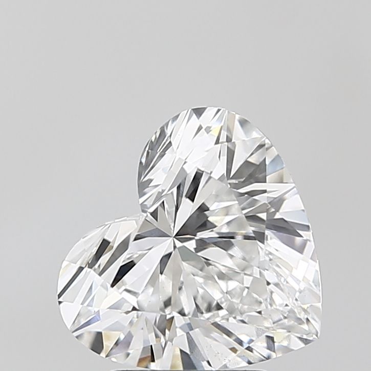 Lab-Grown Heart Diamond - 2.55 Carats, E Color, VS2 Clarity - Certified by IGI - Report Number: LG678564684