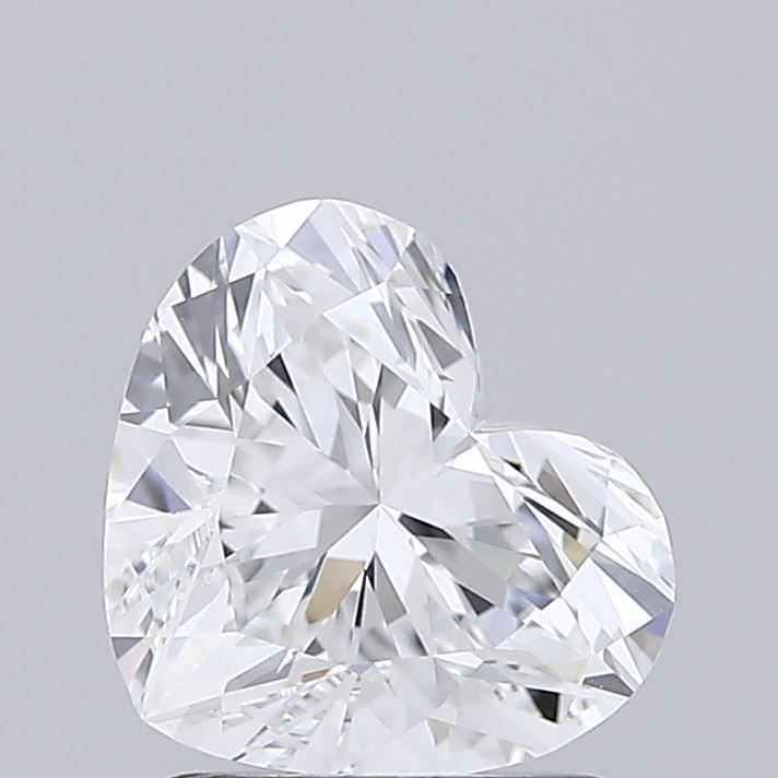 Lab-Grown Heart Diamond - 1.52 Carats, D Color, VS1 Clarity - Certified by IGI - Report Number: LG678509636