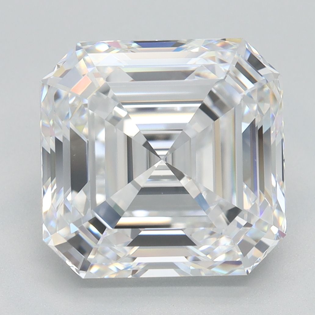 Lab-Grown Asscher Diamond - 4.62 Carats, D Color, VVS1 Clarity - Certified by GIA - Report Number: 6465277271