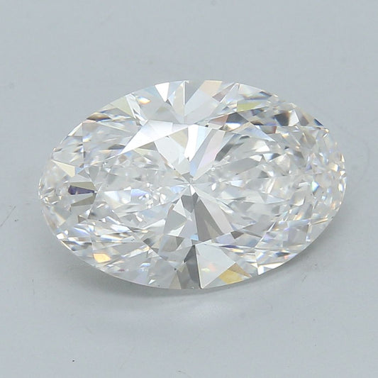 Lab-Grown Oval Diamond - 7.03 Carats, F Color, VS1 Clarity - Certified by IGI - Report Number: LG677515939
