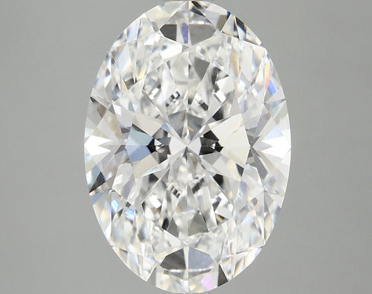Lab-Grown Oval Diamond - 4.09 Carats, E Color, VVS2 Clarity - Certified by IGI - Report Number: LG696541480