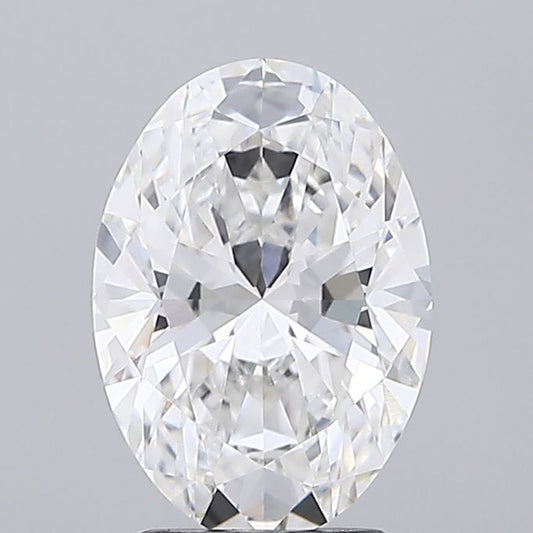 Lab-Grown Oval Diamond - 2.52 Carats, F Color, VS1 Clarity - Certified by IGI - Report Number: LG693505578