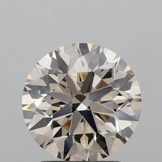Lab-Grown Round Diamond - 2.43 Carats, W-X Color, VS1 Clarity - Certified by IGI - Report Number: 604384235