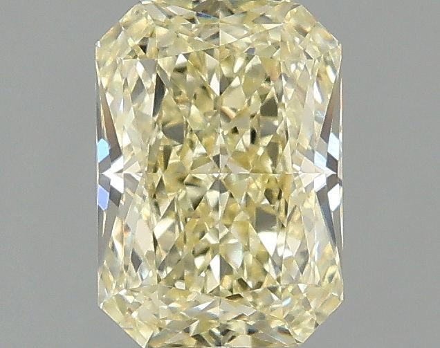 Lab-Grown Radiant Diamond - 1.04 Carats, Fancy Yellow Color, VVS2 Clarity - Certified by IGI - Report Number: LG681597781