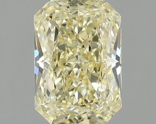 Lab-Grown Radiant Diamond - 1.04 Carats, Fancy Yellow Color, VVS2 Clarity - Certified by IGI - Report Number: LG681597781