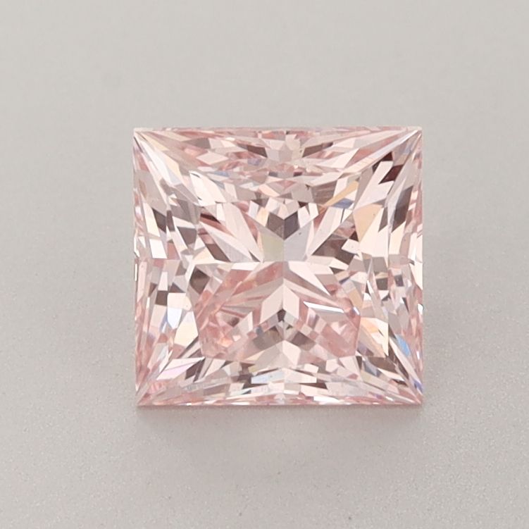 Lab-Grown Princess Diamond - 1.2 Carats, Fancy Intense Pink Color, VS1 Clarity - Certified by IGI - Report Number: LG639499553