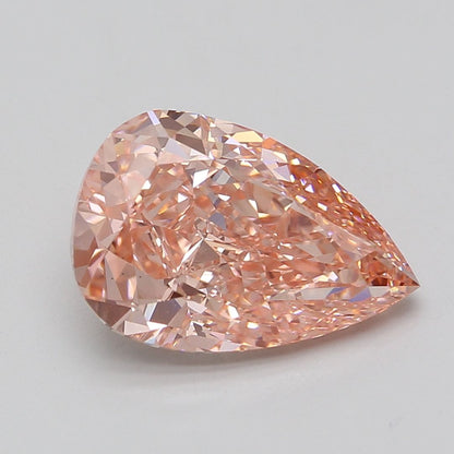Lab-Grown Pear Diamond - 7.05 Carats, Fancy Vivid Pink Color, VS2 Clarity - Certified by IGI - Report Number: LG684513128
