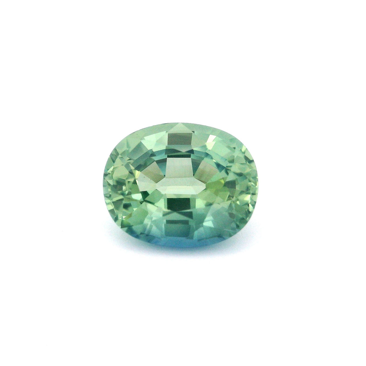 5.39ct N/A Green Oval Sapphire