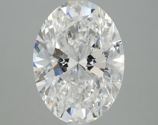 Lab-Grown Oval Diamond - 4.1 Carats, E Color, VS2 Clarity - Certified by IGI - Report Number: LG695518533