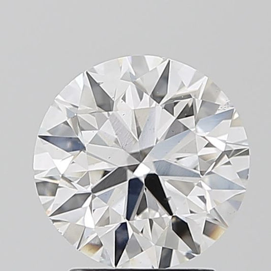 Lab-Grown Round Diamond - 2.0 Carats, F Color, VS2 Clarity - Certified by IGI - Report Number: LG691568561