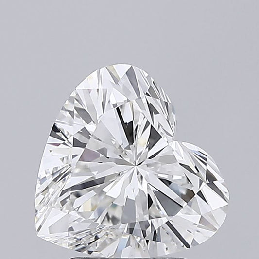 Lab-Grown Heart Diamond - 3.01 Carats, F Color, VS1 Clarity - Certified by IGI - Report Number: LG692541321