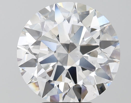 Lab-Grown Round Diamond - 6.01 Carats, E Color, VS2 Clarity - Certified by IGI - Report Number: LG675527725