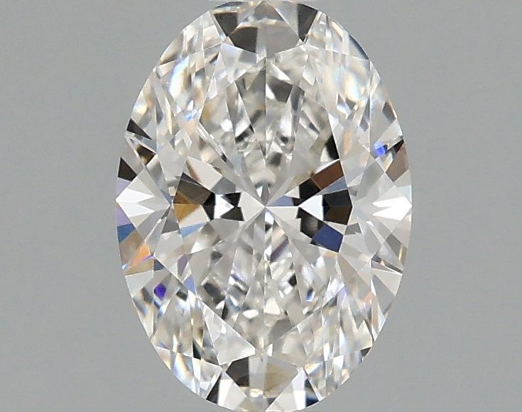 Lab-Grown Oval Diamond - 0.98 Carats, F Color, VVS2 Clarity - Certified by IGI - Report Number: LG666419762