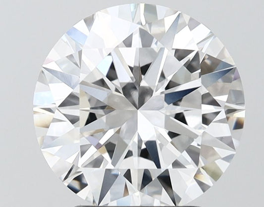 Lab-Grown Round Diamond - 3.03 Carats, E Color, VVS2 Clarity - Certified by IGI - Report Number: LG687552661