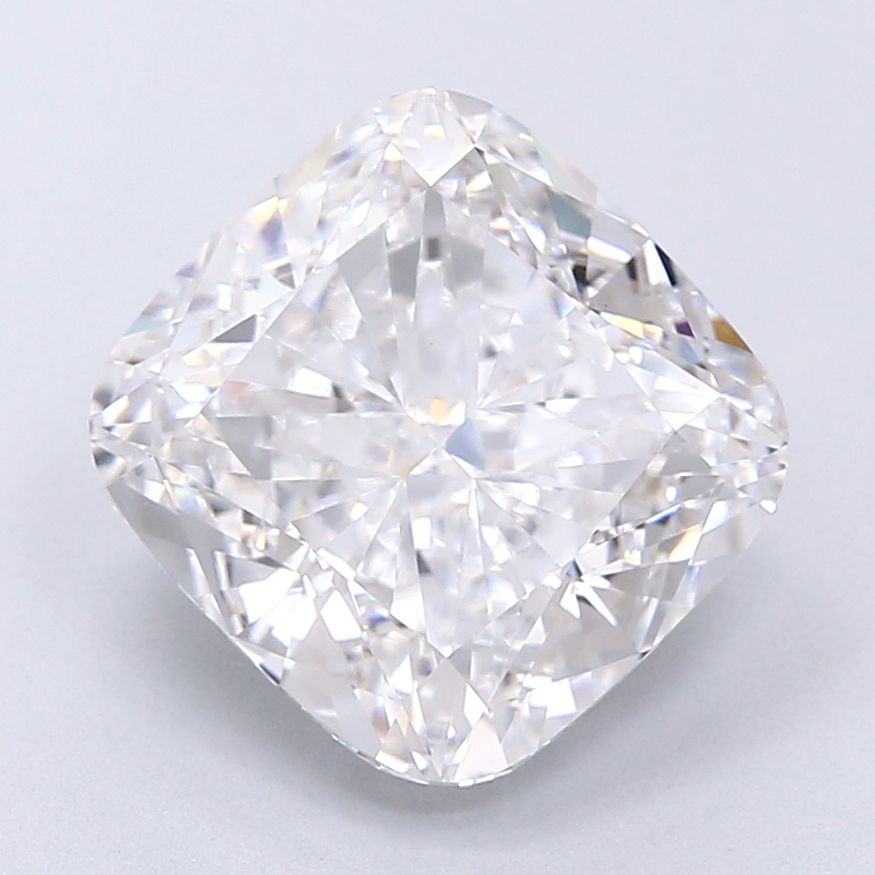 Lab-Grown Cushion Diamond - 6.04 Carats, E Color, VVS2 Clarity - Certified by IGI - Report Number: LG645422051