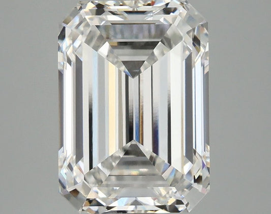 Lab-Grown Emerald Diamond - 4.01 Carats, F Color, VVS2 Clarity - Certified by IGI - Report Number: LG668457630